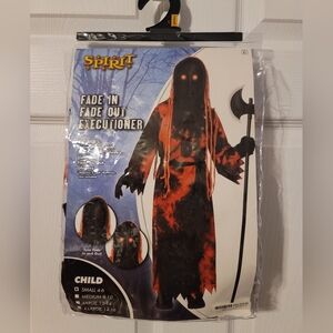 Glowing Eyes Executioner Costume; Spirit Halloween; Child's size Small 4/6